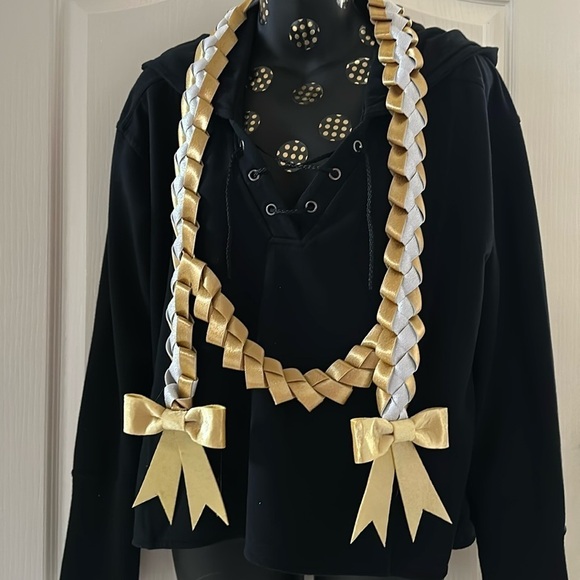 WHATAMUM Homecoming Mum Sash Pin or graduation lei custom made all colors themes - Picture 16 of 17